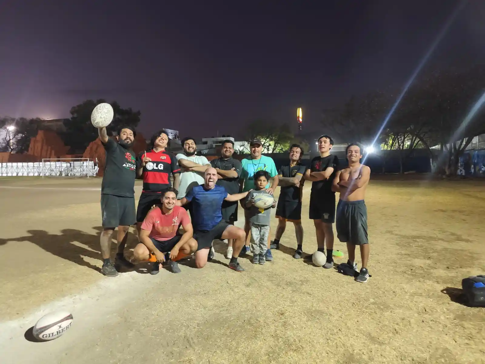 Entrenamiento del equipo varonil de Xaguares