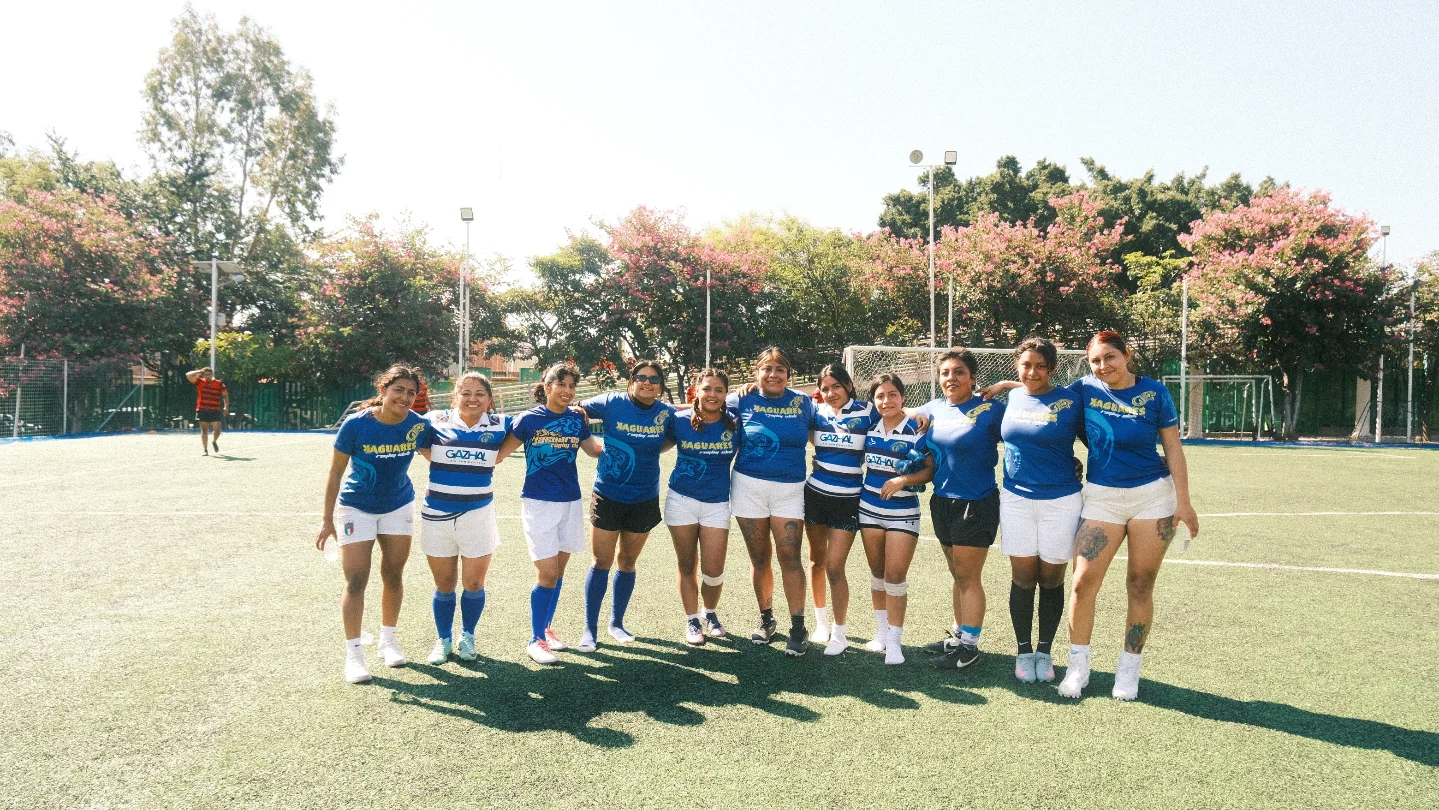Equipo femenil de Xaguares Rugby Club