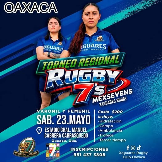 Xaguares será sede del MexSevens Oaxaca 2026
